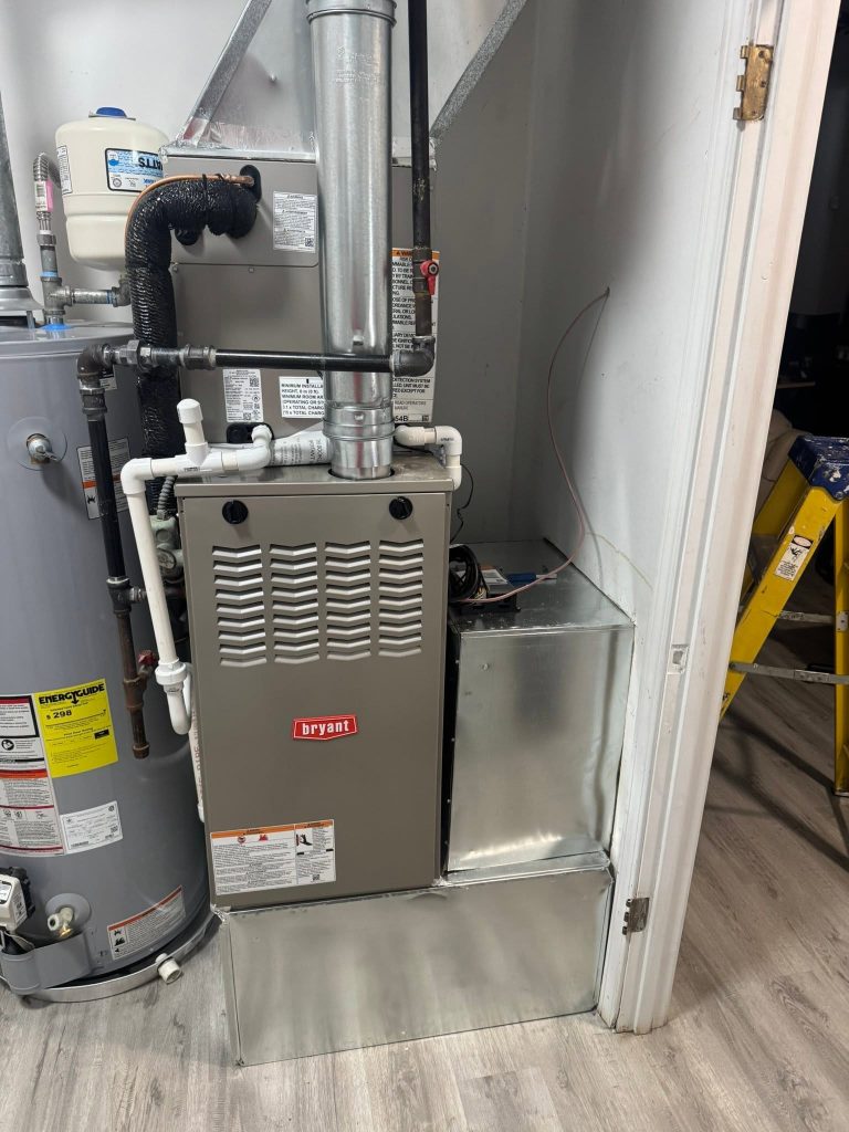 New furnace installation